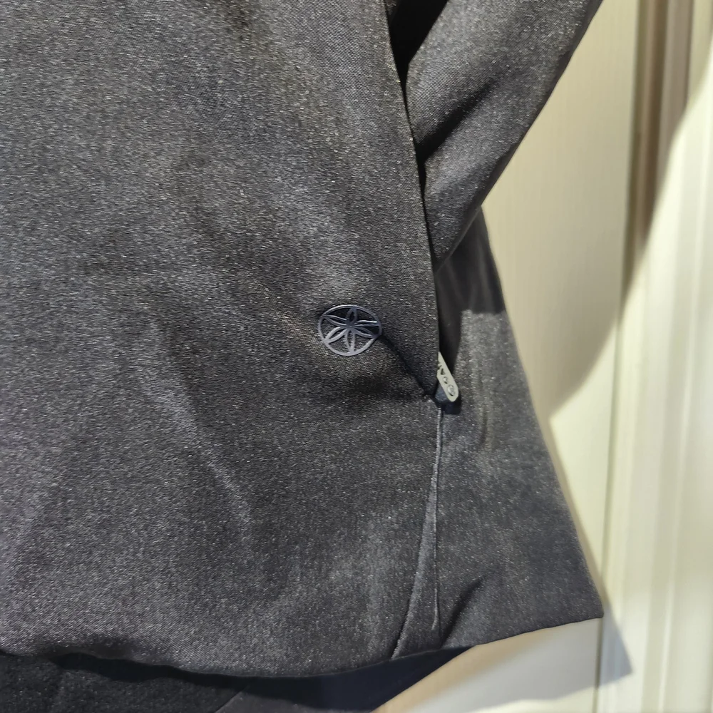 GAIAM Mens Black Performance Hooded Jacket Gray Zipper Mens Large